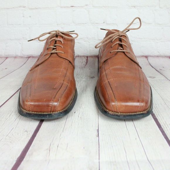 Stacy Adams Brown Leather Oxfords Dress